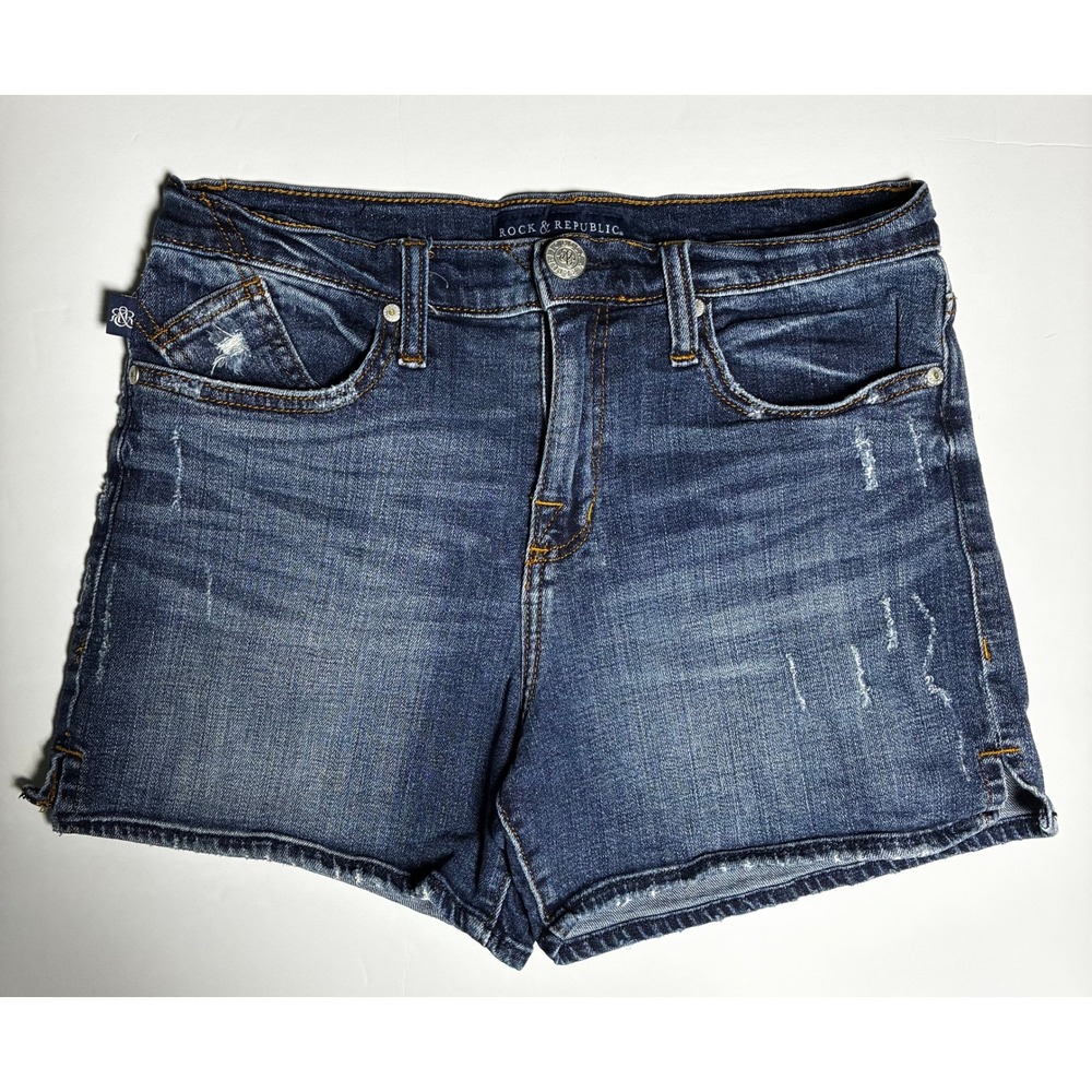 Rock & Republic Kimber‎ Stretch Jean Shorts Size 8